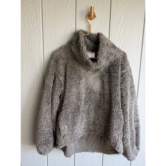 Lululemon Warmth Restore Sherpa Pullover, M/L Olive Green - Picture 1 of 6